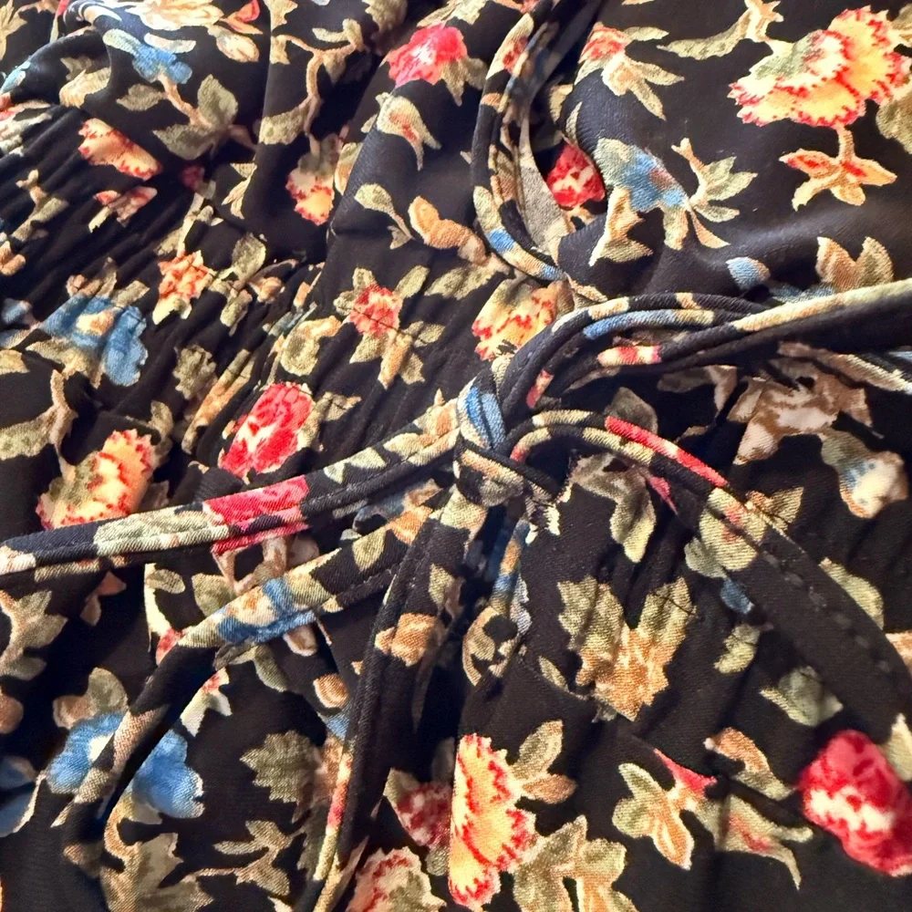 BEAUTIFUL!!  Lauren Ralph Lauren Black Label Jairell Short Sleeve Tiered Dress - Picture 4 of 7